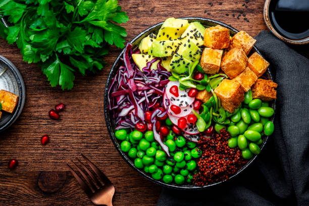 wholesome vegan meal plan bowl packed with nutrition, perfect for your beginner meal plan